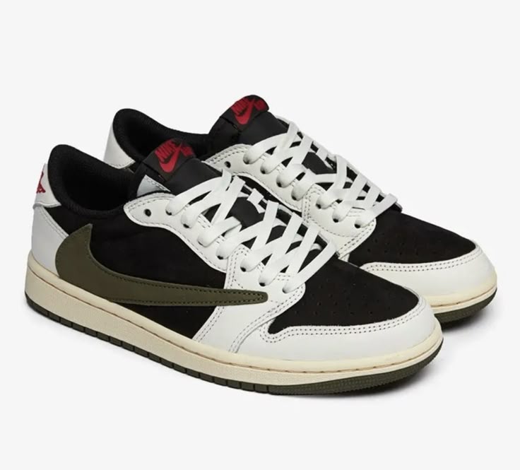 Travis Scott Air Jordan Low 1 Military Green